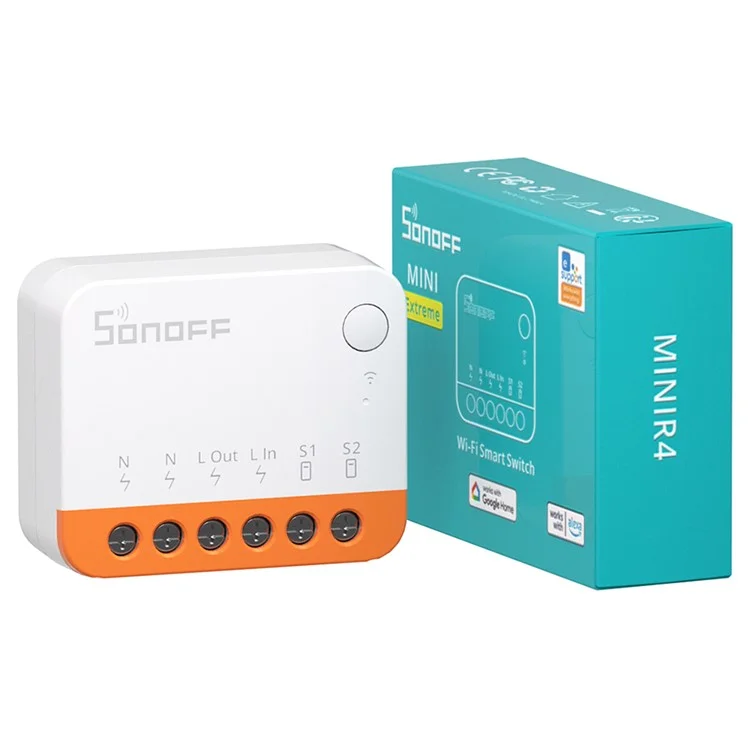 Sonoff Minir4 Wifi Smart Switch Módulo Zero Fire Modified Parts Mini Wifi Voice Remote Control Interruptor de Inicio