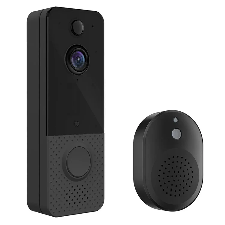 T8 WiFi Infrared Night Vision Door Bell Camera+Receiver+Battery+Charging Cable