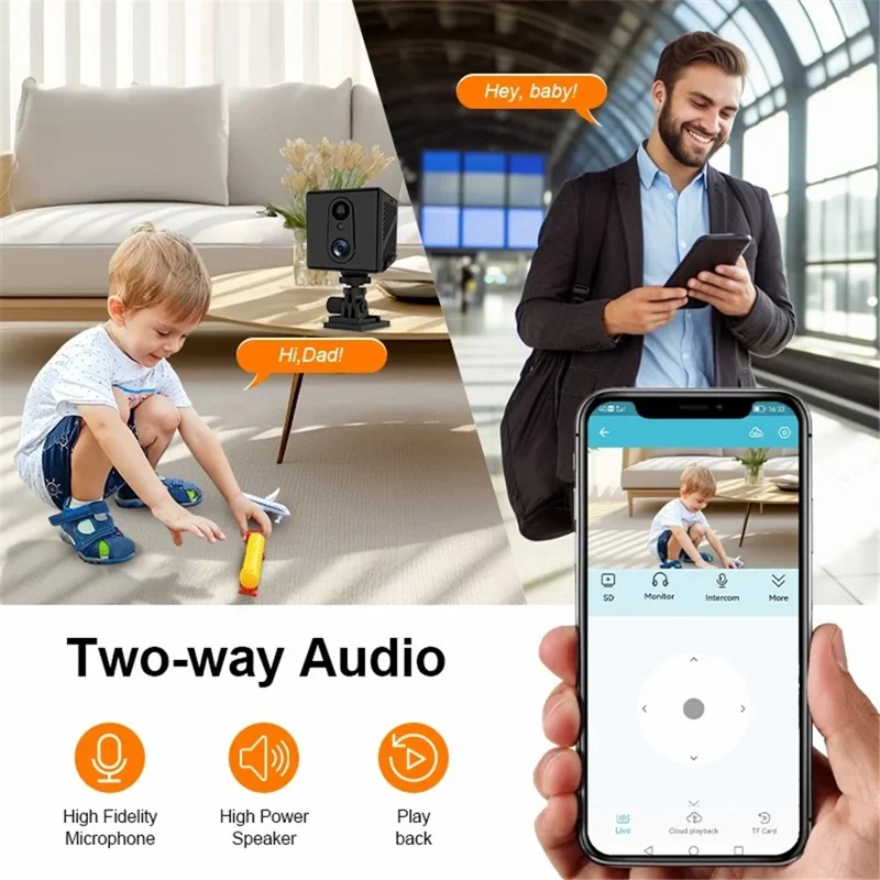 T9G3T Low-Power 4G HD Night Vision Remote Surveillance Camera, 4G EU Version