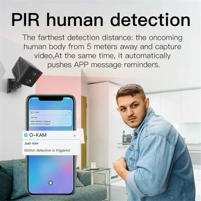 T9G3T Low-Power 4G HD Night Vision Remote Surveillance Camera, 4G EU Version