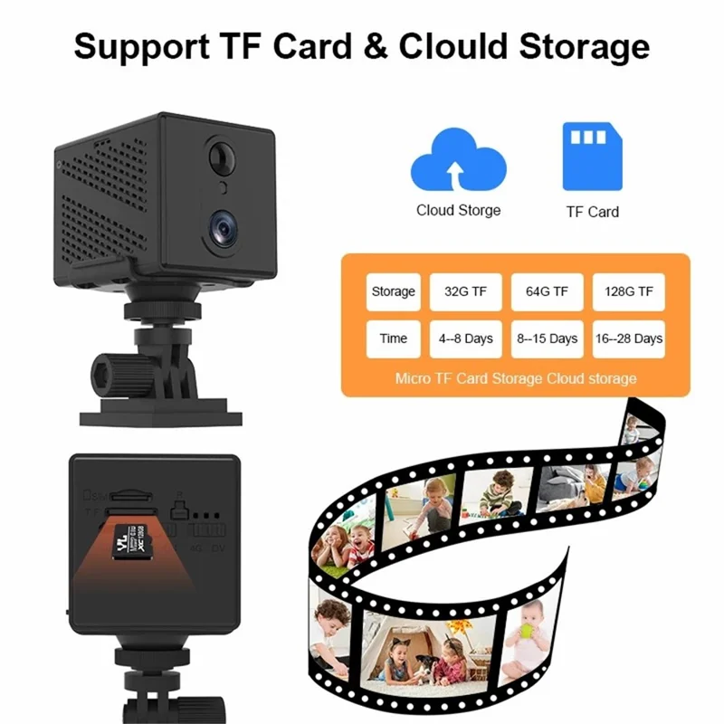 T9G3T Low-Power 4G HD Night Vision Remote Surveillance Camera, 4G EU Version