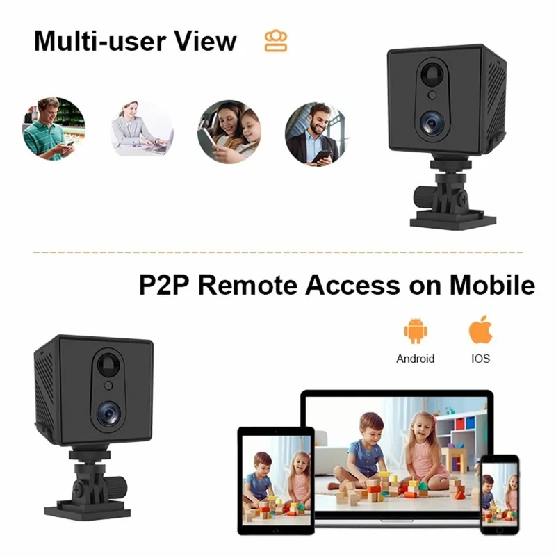 T9G3T Low-Power 4G HD Night Vision Remote Surveillance Camera, 4G EU Version