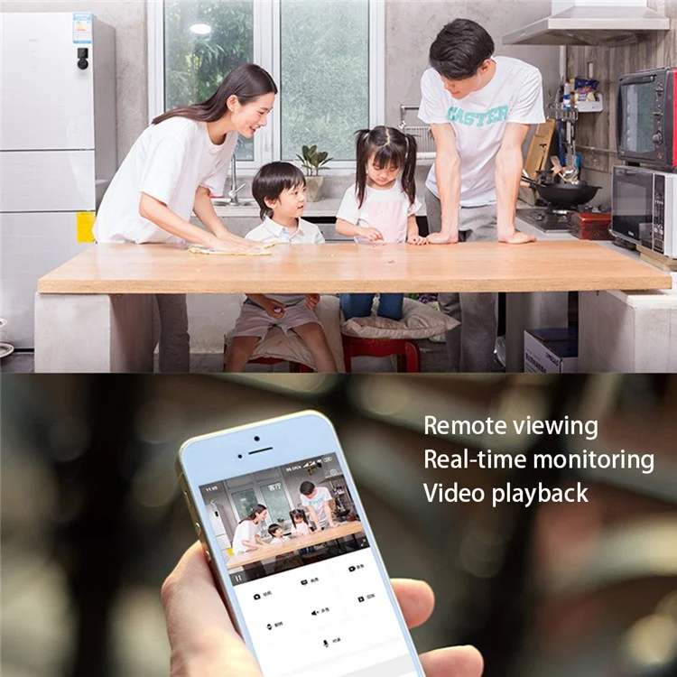 S1T Home Wireless WiFi Camera HD Night Vision Remote Cube Camera