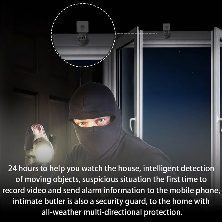 S1T Home Wireless WiFi Camera HD Night Vision Remote Cube Camera