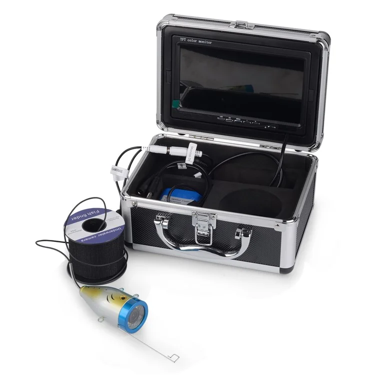 SY7100 7-inch LCD Underwater Fishing Camera Fish Finder Video Camera, US Plug