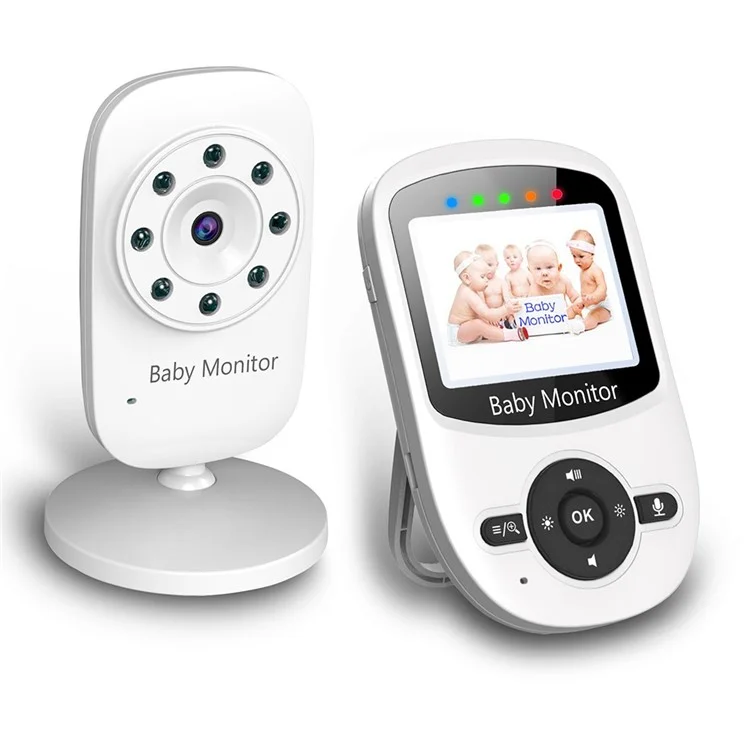 SM24 2.4Ghz Wireless Video Baby Monitor 2.4-inch Two-Way Voice Camera for Indoor Surveillance  - EU Plug