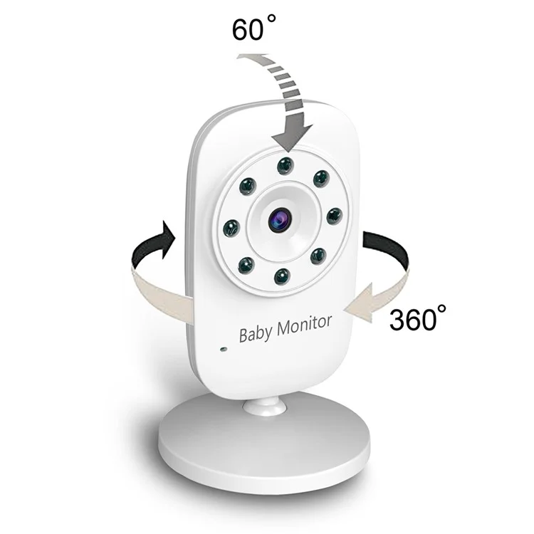 SM24 2,4 Ghz Video Video Baby Monitor 2,4 Pouces Caméra Vocale Pour la Surveillance Intérieure - Bouchon ue