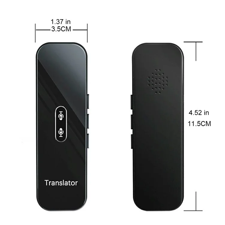 Встроенный Bluetooth-переводчик G6X с аккумулятором 600 мАч, 137 языков - серый