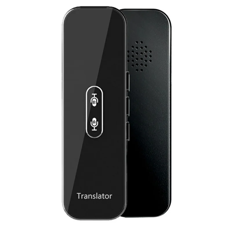 G6X Built-In 600mAh Battery Bluetooth-compatible 137 Languages Speech Translator for 8-Pin, Android - Black