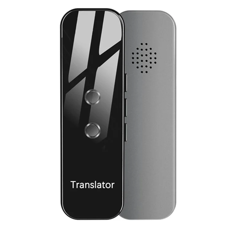 G6 137 Idiomas Traductor de Voz Recargable Bluetooth Smart Translation Stick - Gris
