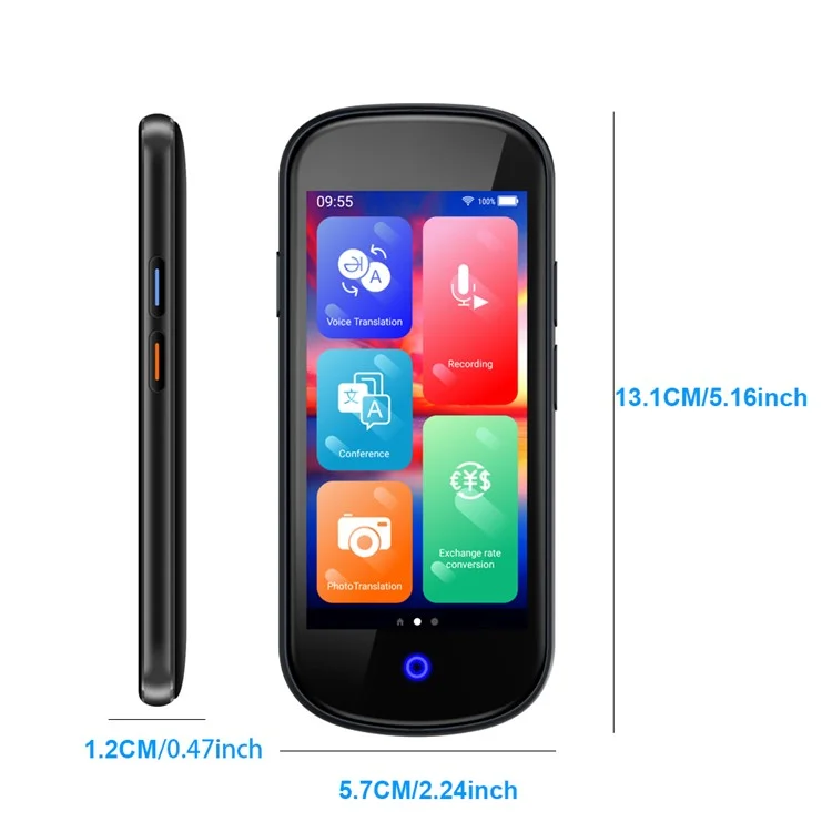 Traductor de voz con pantalla táctil de 4 pulgadas y 137 idiomas
