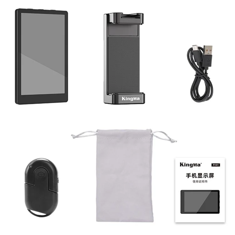 KINGMA VL-PH01 Monitor Screen Rear View Camera for Phone Clamp Mount Kit