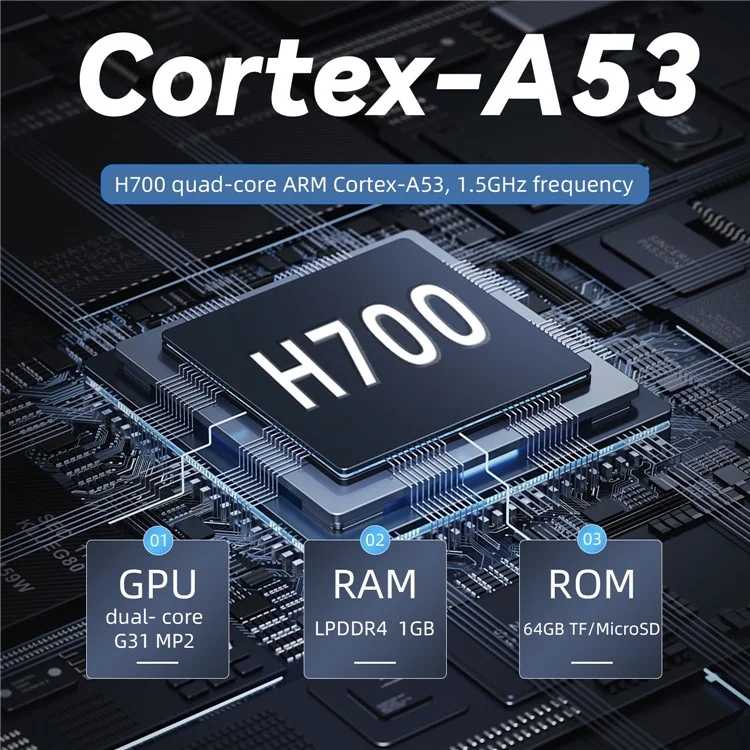 ANBERNIC RG35XX H 64GB Handheld Game Console 3300mAh Support 5K Games (English Version) - Black