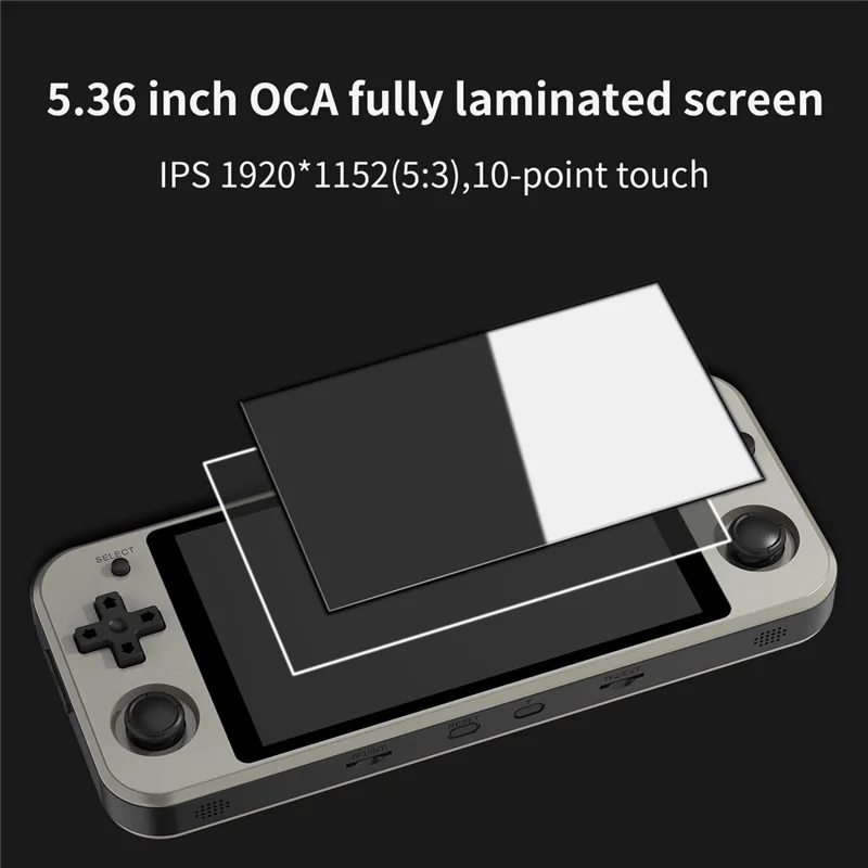 ANBERNIC RG552 Handheld Video Game Console 5.36-inch 16GB + 128GB Dual Systems Android / Linux (English Version) - Grey