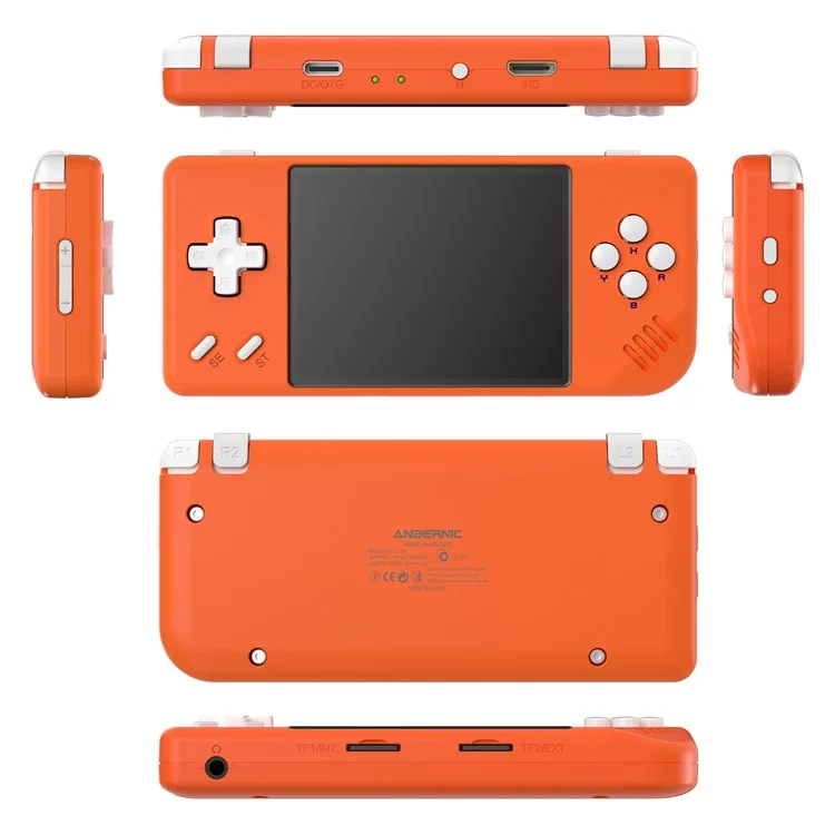 ANBERNIC RG28XX 64GB Game Console 2.83-inch IPS Screen (English Version) Handheld Game Console -  Orange
