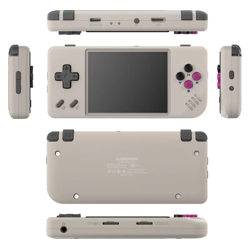 ANBERNIC RG28XX 64GB Game Console 2.83-inch IPS Screen (English Version) Handheld Game Console -  Grey