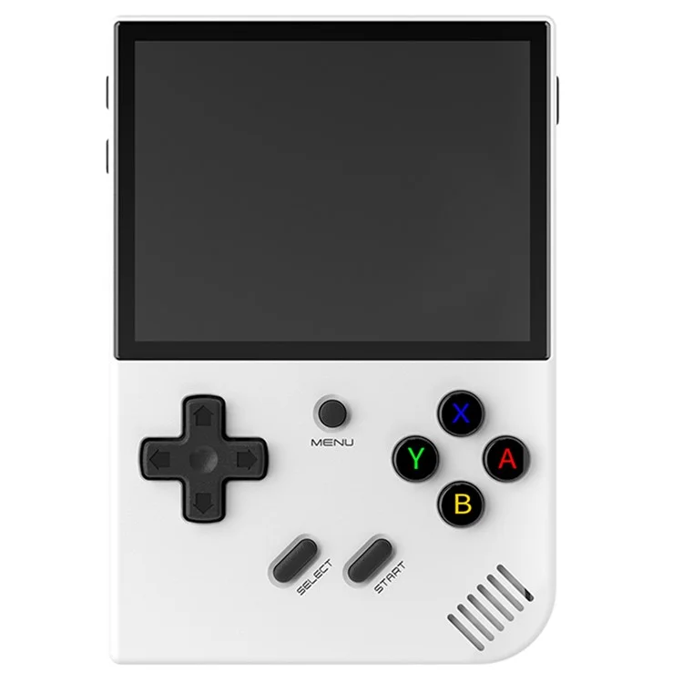 ANBERNIC RG35XX Plus Retro Mini Handheld Game Console 64GB 5000+ Games Included (English Version) - White