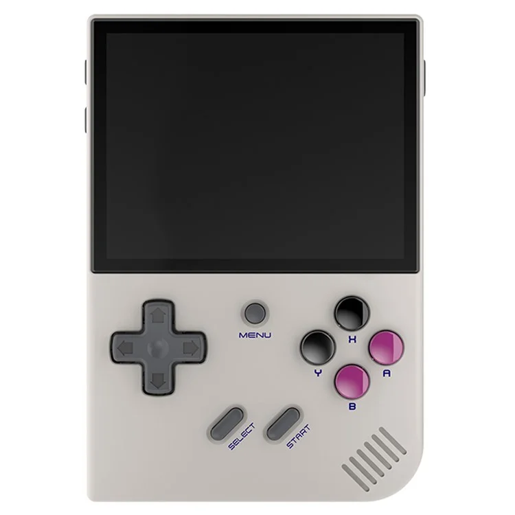 ANBERNIC RG35XX Plus Retro Mini Handheld Game Console 64GB 5000+ Games Included (English Version) - Grey