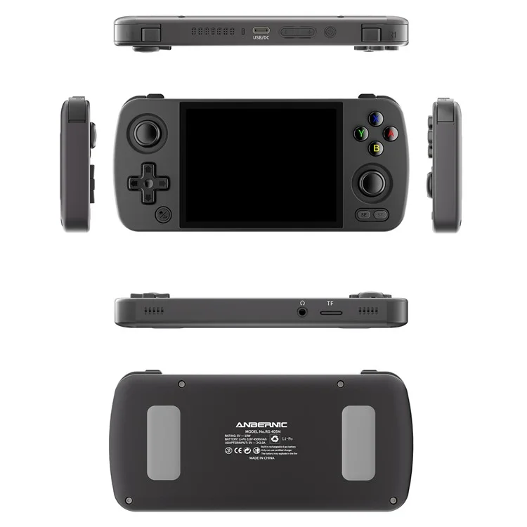 ANBERNIC RG405M Console portatile in metallo 128GB+256GB Android 12 (versione inglese) - Nero