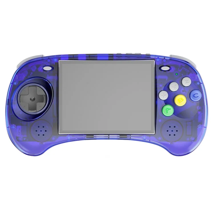 ANBERNIC RG ARC-S Handheld Game Console 128GB 6-Button Design Game Players (English Version) - Transparent Blue