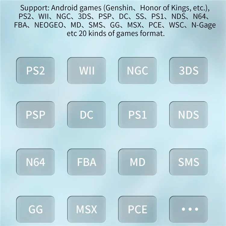ANBERNIC RG405V 4G+128G Handheld Game Console (English Version) External 256GB with Games -  Wood Grain