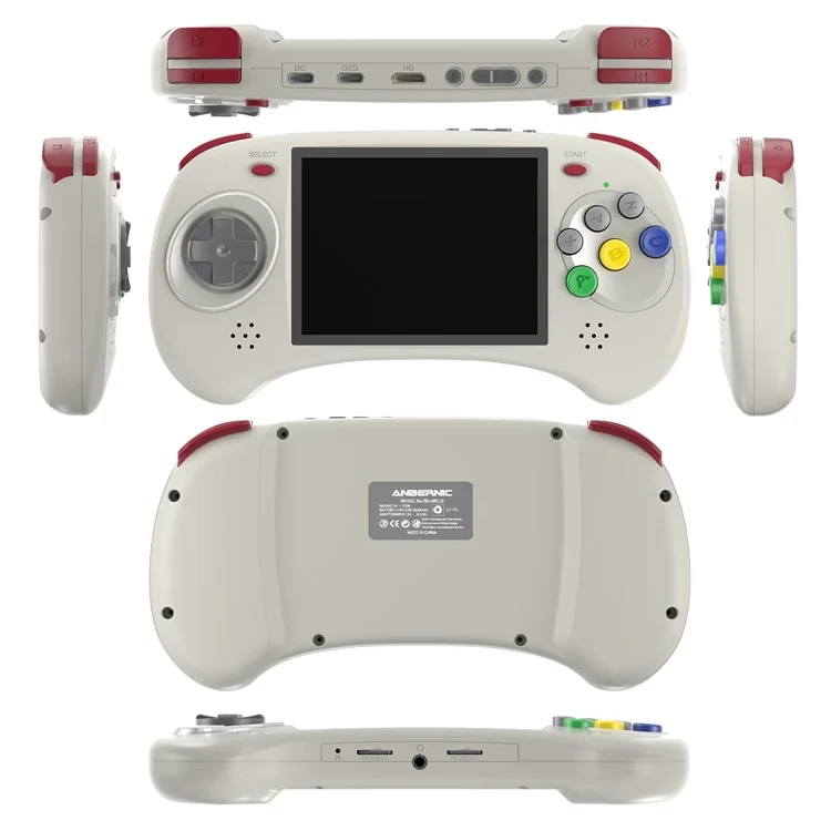 ANBERNIC RG ARC-D Handheld Game Console with Games, Dual System 128GB (English Version) - Grey