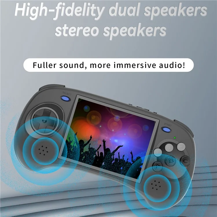 ANBERNIC RG ARC-D Console Portatile da Gioco Incorporato Giochi Due Sistemi 256GB (Versione Inglese) - Nero