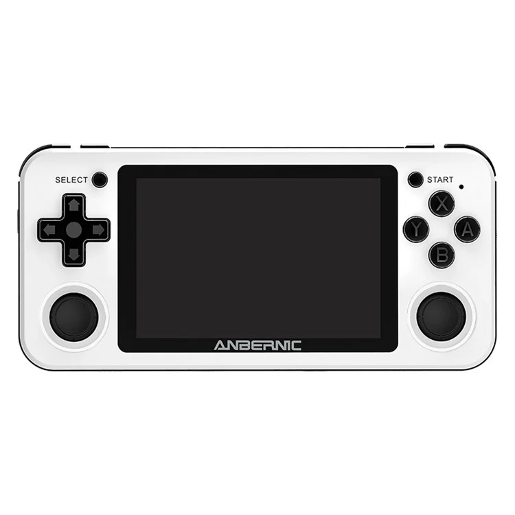ANBERNIC RG351P 64GB 3.5 Pollici Schermo IPS Console di Gioco Portatile Integrata 5000 Giochi, Versione in Inglese - Bianco