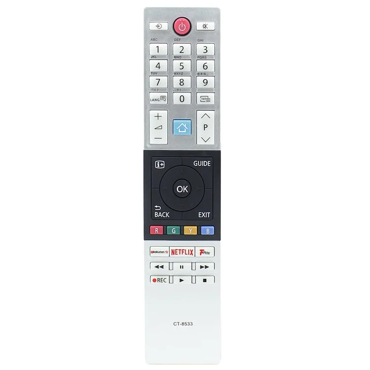 CT-8533 For TOSHIBA Replacement Television Remote Control Easy to Use