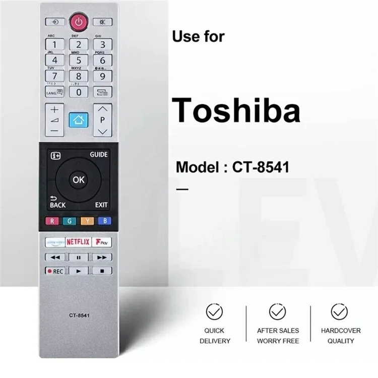 CT-8541 For TOSHIBA Smart Television Plastic Remote Control TV Replacement Remote
