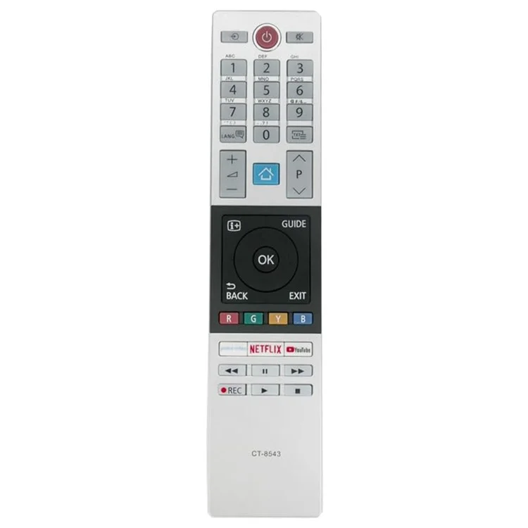CT-8543 Remote Control for Toshiba Smart TV Replacement Intelligent Controller