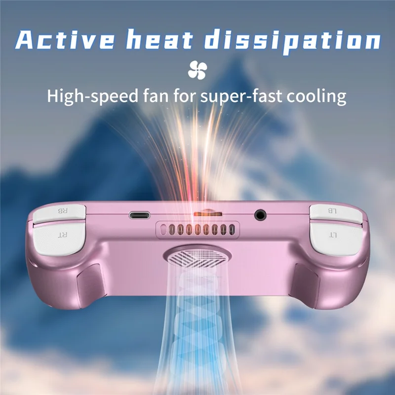 ANBERNIC RG Cube 3,95 inch IPS-scherm Draagbare Handheld Gameconsole, met 128 TF-kaart - Paars