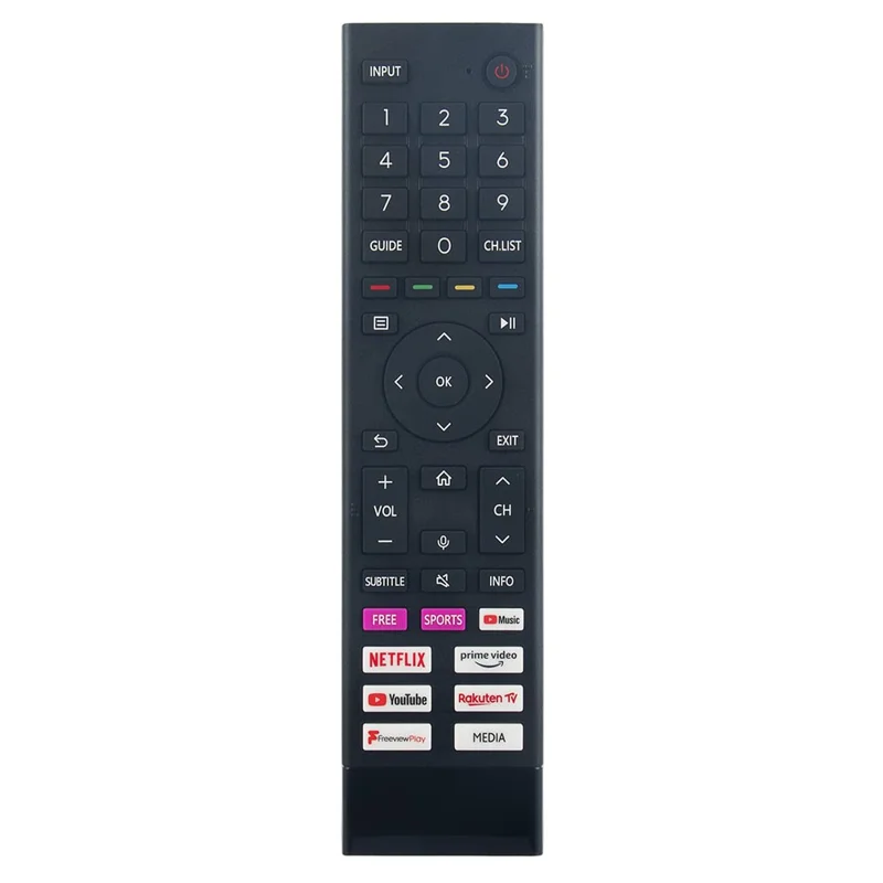 ERF3A80 Plastic Remote Control for Hisense TV Replacement Handheld Remote