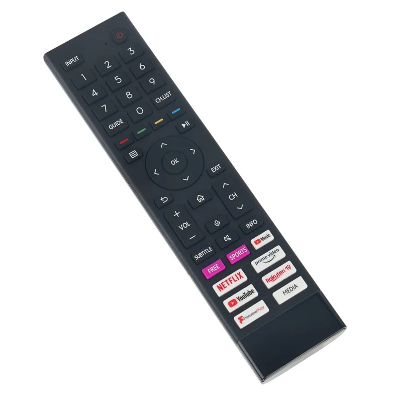 ERF3A80 Plastic Remote Control for Hisense TV Replacement Handheld Remote