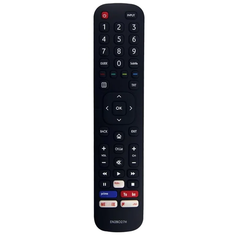 EN2BO27H TV Replacement Remote for Hisense Television Plastic Remote Control