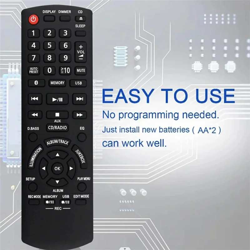 N2QAYB001094 For Panasonic Television Replacement Remote Control