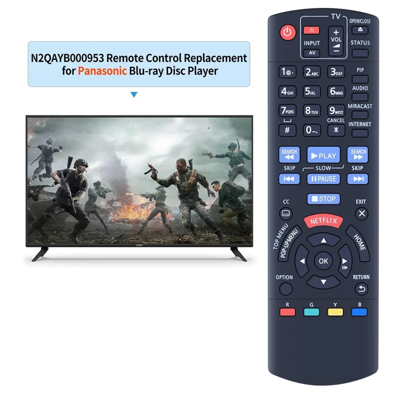 N2QAYB000953 For Panasonic Television Remote Control Replacement