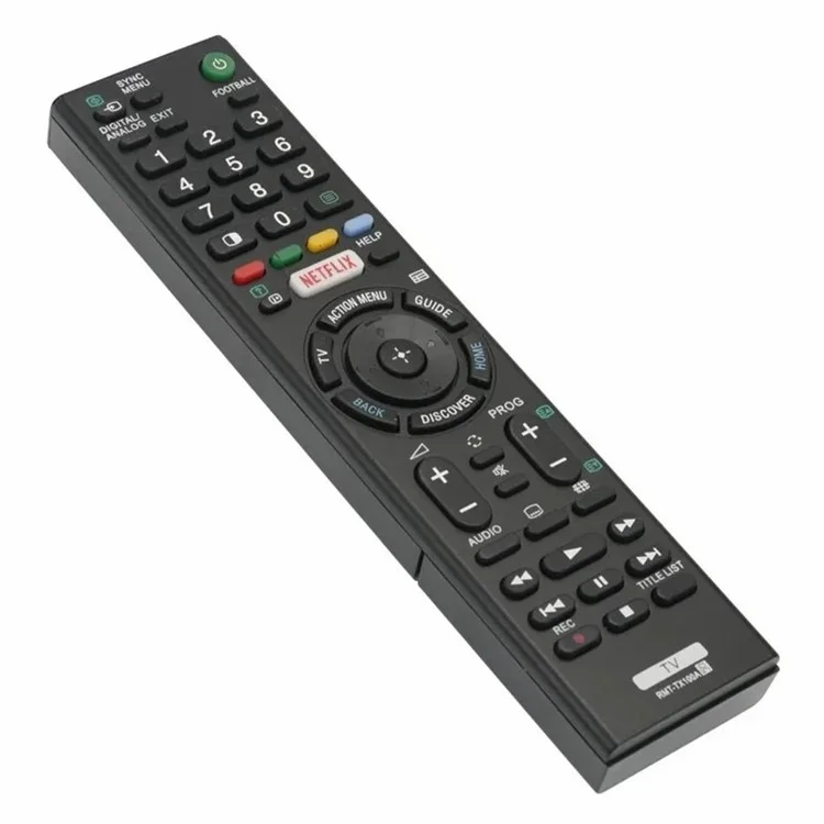 RMT-TX100A For Sony TV Remote Control Ergonomic Television Handheld Controller