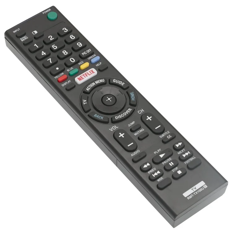 RMT-TX100U For Sony Television Ergonomic ABS Handheld Remote Controller