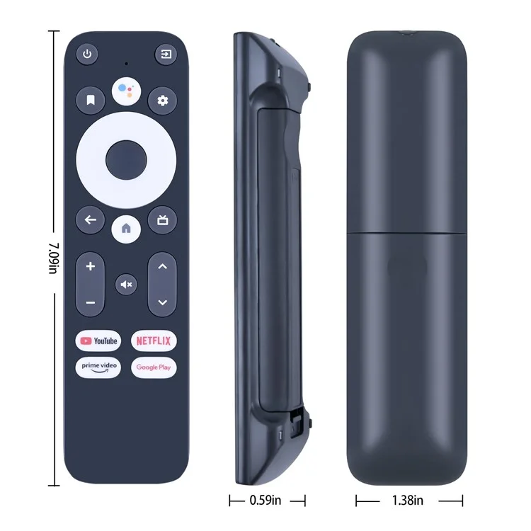 Para Mecool KM2 Plus TV Set-Top Box Controlador Remoto Ergonômico com Função de Voz