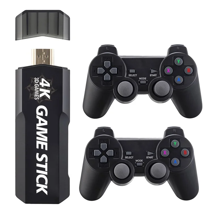 AMPOWN GD10 32G Memory HD Game Stick Wireless Gamepad Double Game Console, Versione inglese