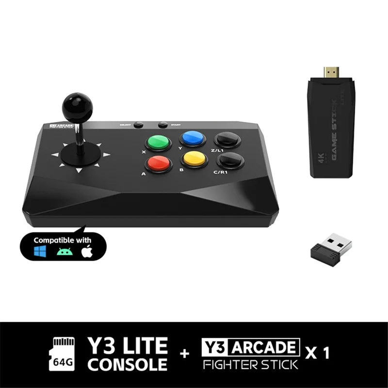 DATA FROG Home Wireless Game Stick with 1 Joystick Game Controller Rocker Gamepad