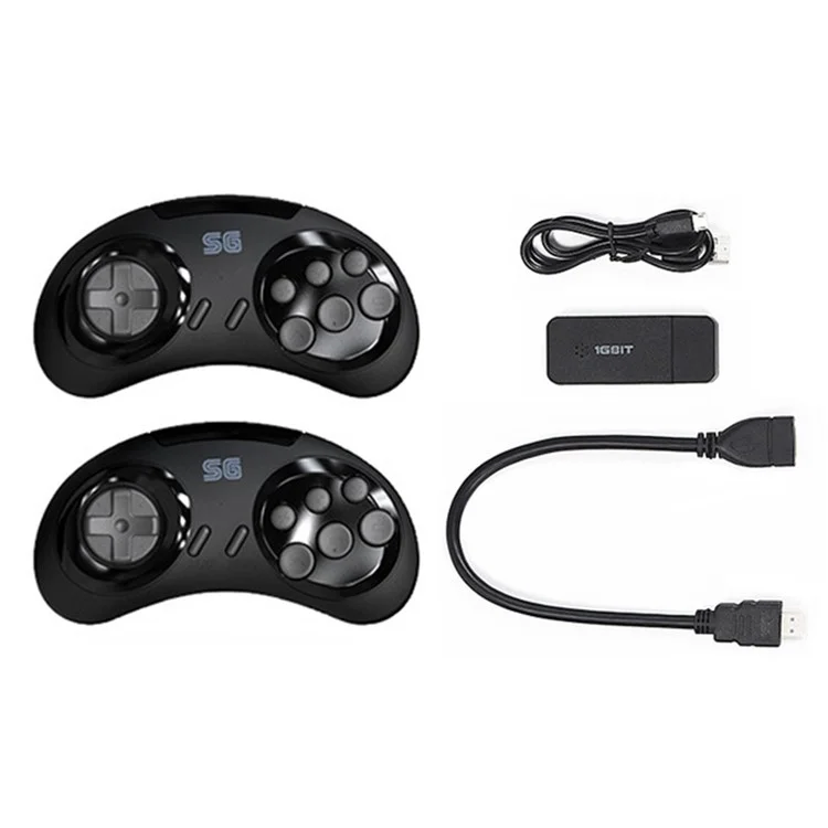 DATA FROG Y2 SG HD TV Videospielkonsole Doppelter kabelloser Gamepad, 4G Speicherkarte / 1900 Spiele