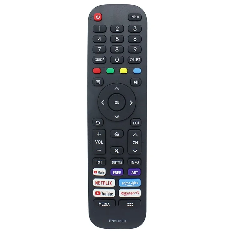 EN2G30H For Hisense TV Remote Control Ergonomic ABS Replacement Controller