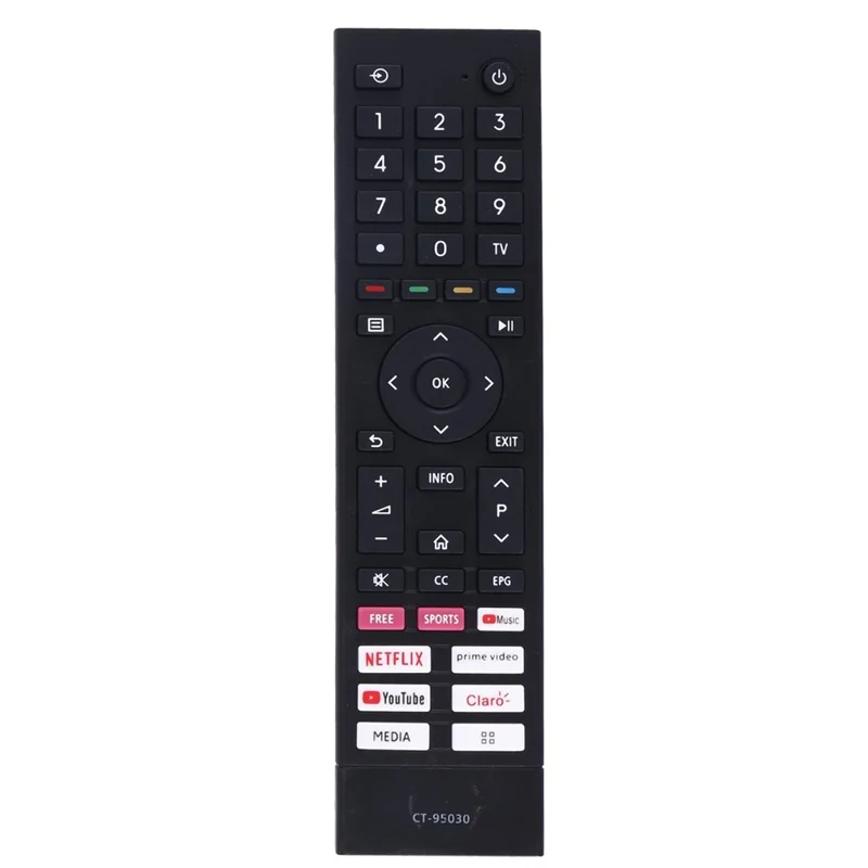 CT-95030 For TOSHIBA TV Replacement Remote Control ABS Plastic Remote
