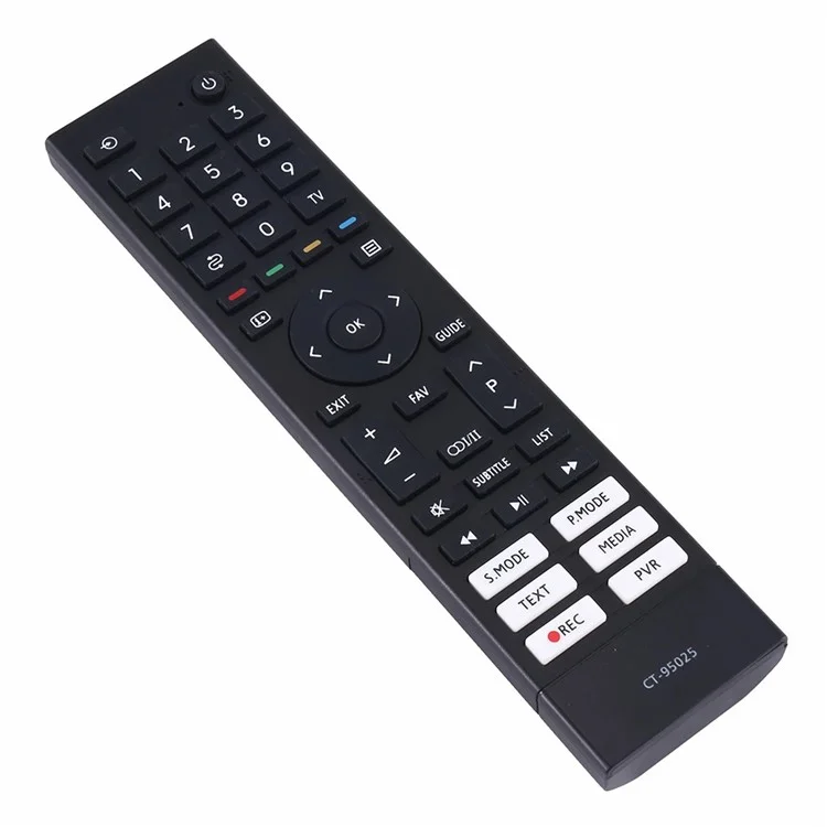 CT-95025 For TOSHIBA TV Replacement Remote Control ABS Plastic Television Remote