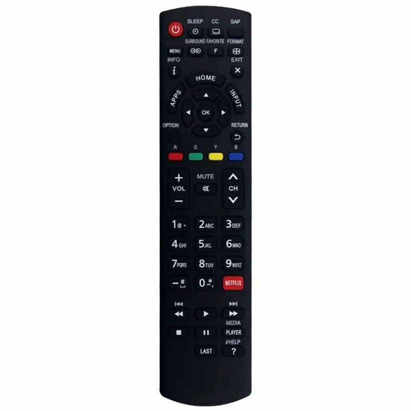 N2QAYB000926 For Panasonic Television Remote Control Replacement Ergonomic TV Controller