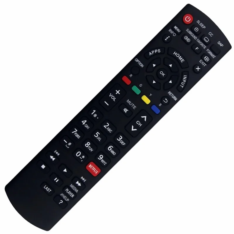 N2QAYB000926 For Panasonic Television Remote Control Replacement Ergonomic TV Controller