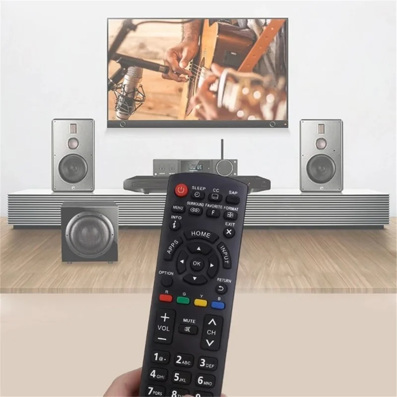N2QAYB000926 For Panasonic Television Remote Control Replacement Ergonomic TV Controller
