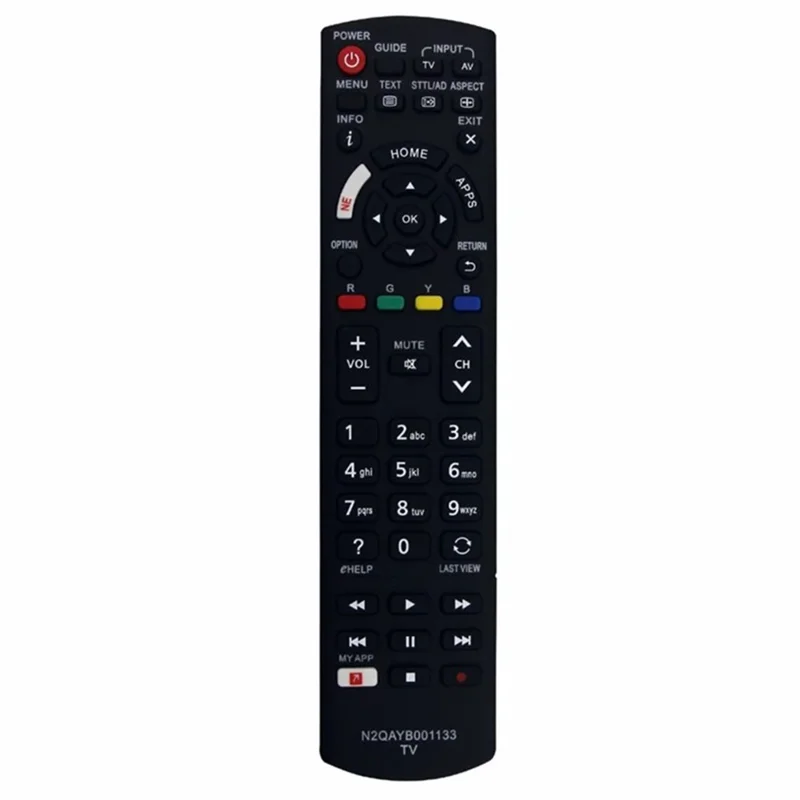 N2QAYB0001133 TV Controller for Panasonic Television Replacement Remote Control